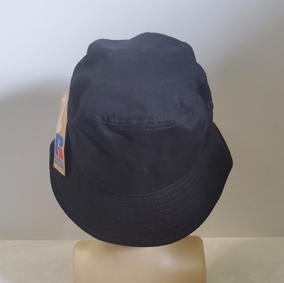 𝅺NWT Russell Athletic Black Festy Adult Unisex Bucket Hat Cap - Picture 5 of 11